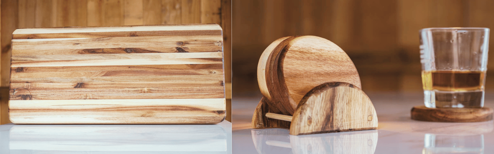 Webbanner display chopping boards