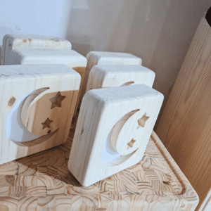 Wooden Starry Night Light